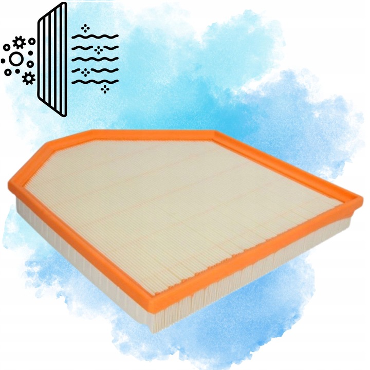 NewParts Filters légszűrő, BMW X3 X4 20i 28i-hez, 313x260x37mm