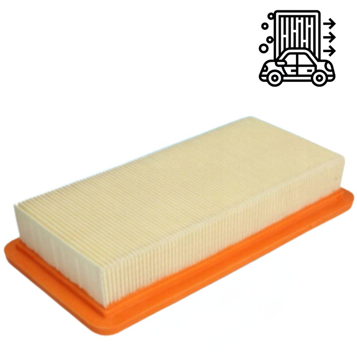 Filtru de aer NewParts Filters, pentru Hyundai Getz, 256x126x46mm