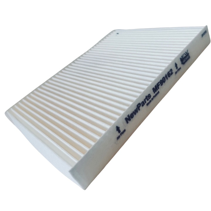 Filtru cabina NewParts Filters, 215x162x25mm, kompatibilis Fiat Doblo/Idea/Punto/Lancia Musa/Ypsilon/UAZ