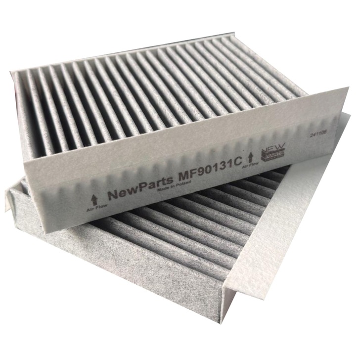 NewParts Filters utastérszűrő, 2 db, 175x138x30mm, Alfa Romeo 147/156/GT-hez