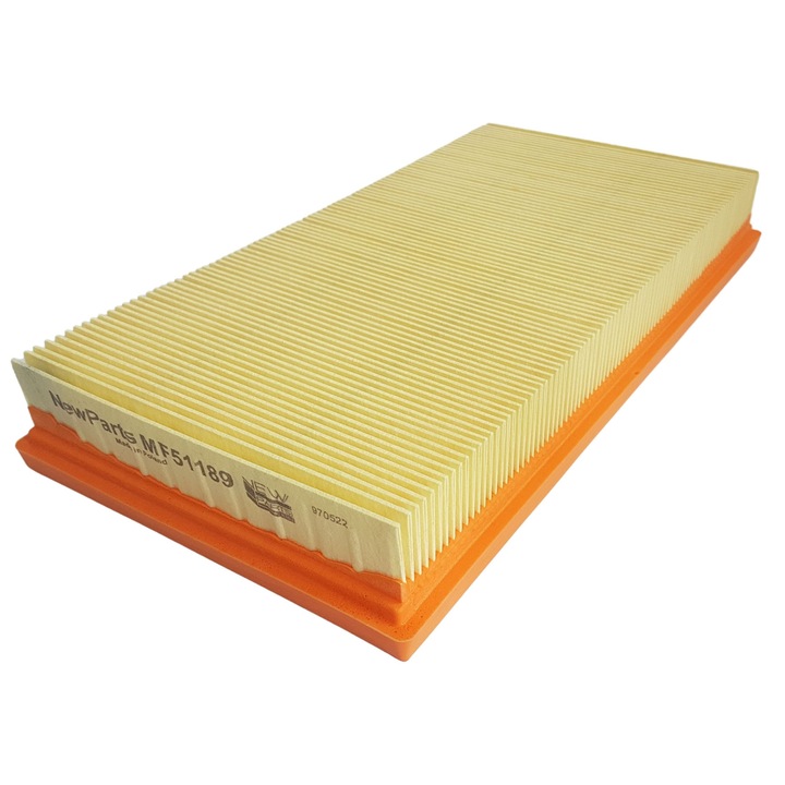 Filtru de aer NewParts MF51189 pentru Volkswagen Golf V, Polo IV, Touran, 1.4/1.6, 2002-2007