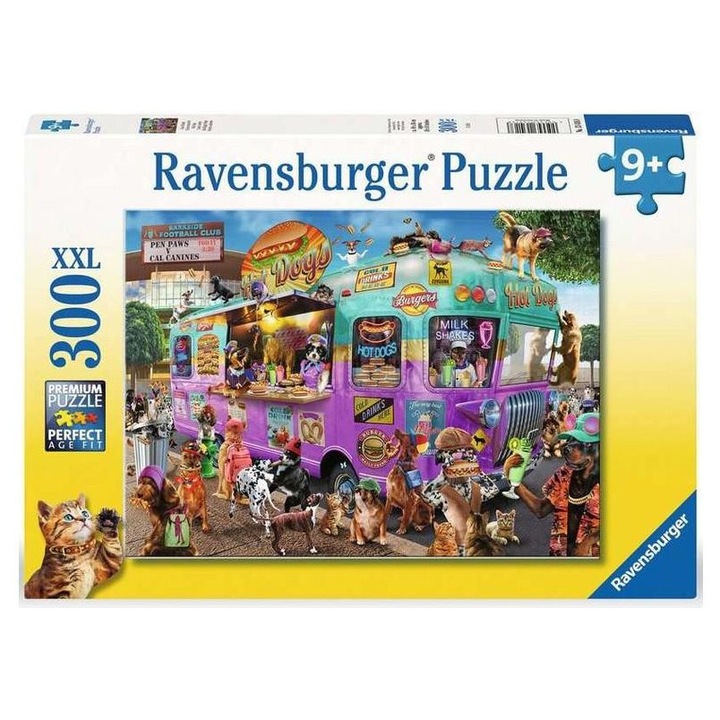 Ravensburger 300 части XXL пъзел - Кученца продавачи на хот-дог (13416)