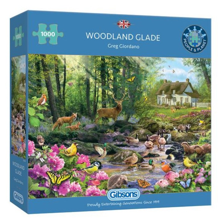 Gibsons 1000 db-os puzzle - Woodland Glade (6370)