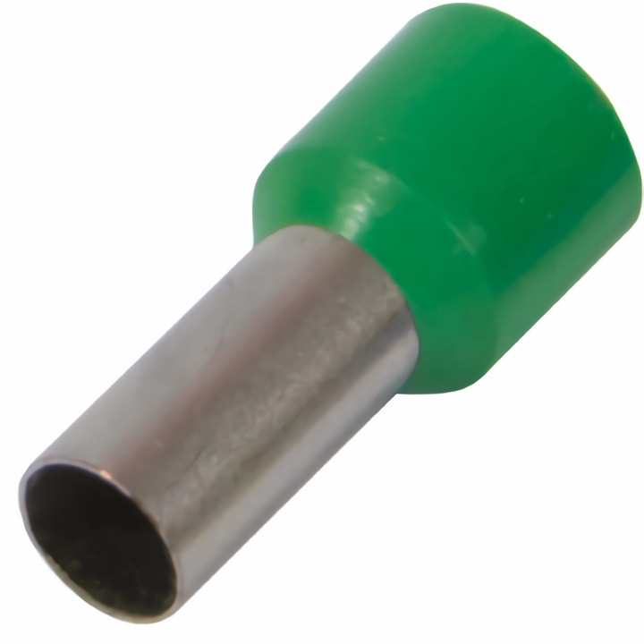 Manson de cablu izolat E.NEXT 1x16mm 12mm verde, set 100 buc.