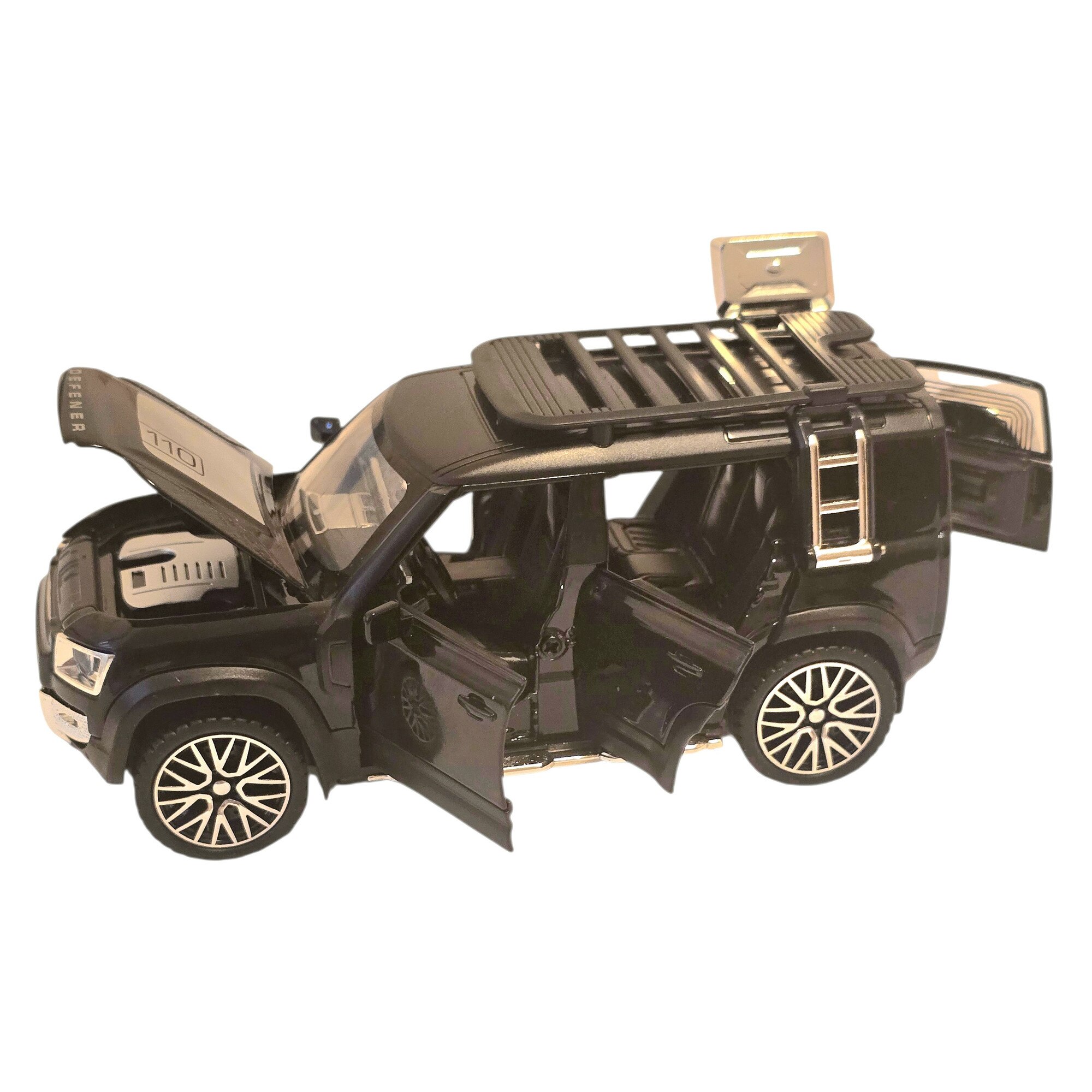 Macheta Auto Land Rover Defender 110 Die-Cast, Scara 1:32, 16 cm