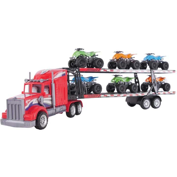 Remorca de transport, ProNice Group, set cu 6 ATV-uri, dimensiuni 59,5x9,5x20cm