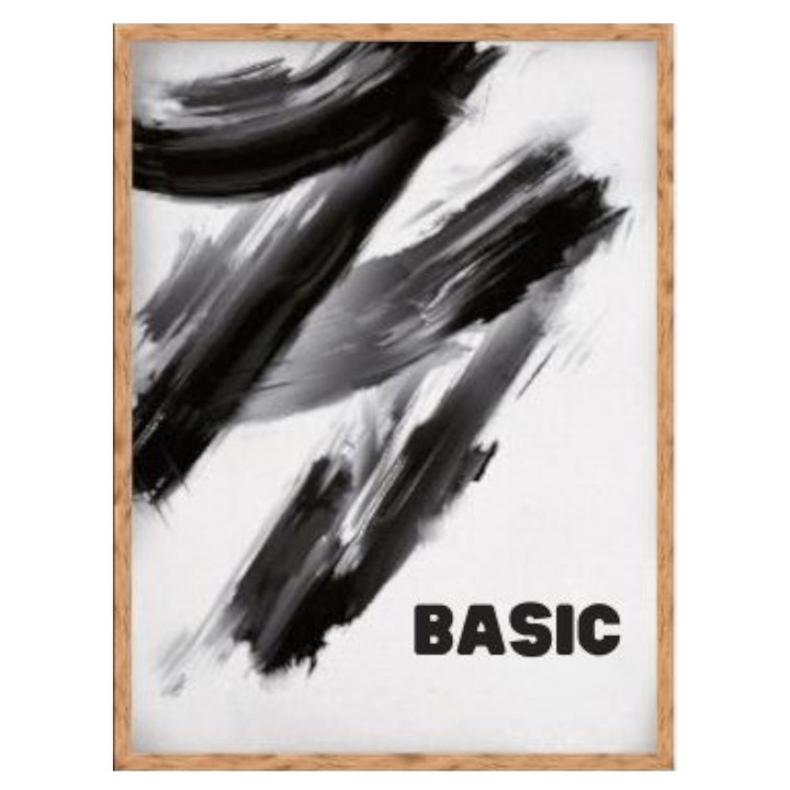 Rama foto FramesFactory 70x100 cm, MDF, naturala, 1 set