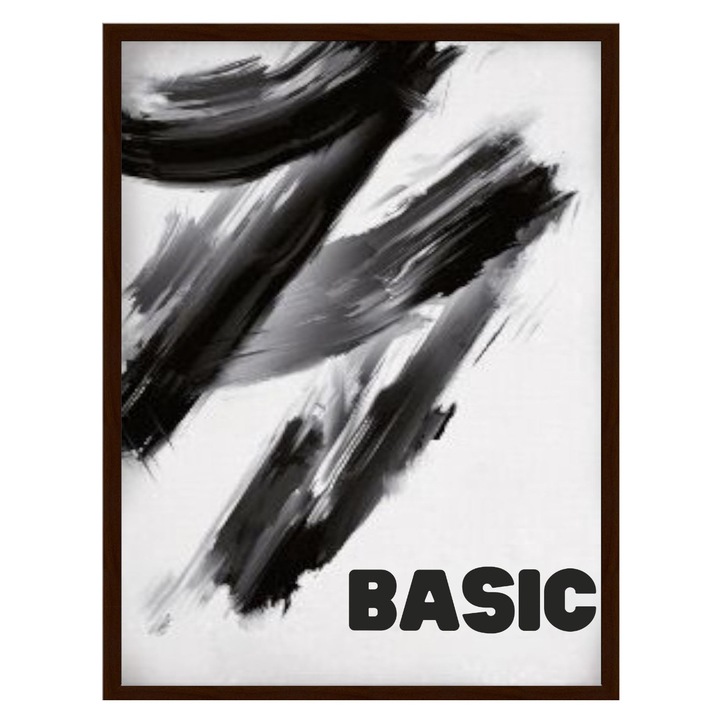 Rama foto FramesFactory 50x70cm, brun, 1 set, profil 20mmx16mm, plexi 1mm