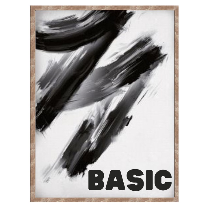 Rama foto clasica FramesFactory 50x70cm, MDF, profil 20mm, plexi, 1 buc.