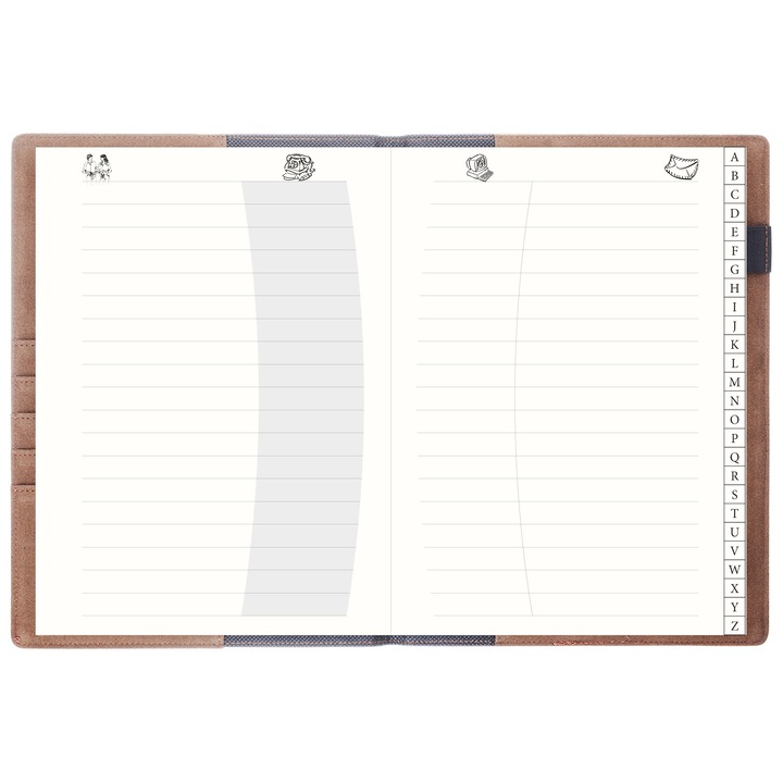 ВКЛАДЕН АДРЕСАР A4, Drops Office Collection, 18,7x25,7см