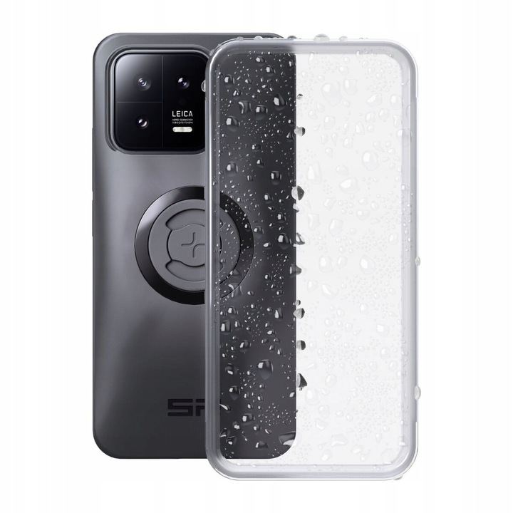 Carcasa impermeabila SP Connect pentru Xiaomi 13, montare pe ghidon, protectie la apa si socuri, plastic