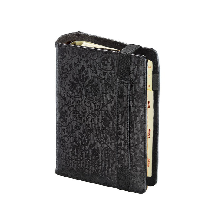 Coperta pentru agenda, Drops Office Collection, 11x14,5cm, culoare neagra