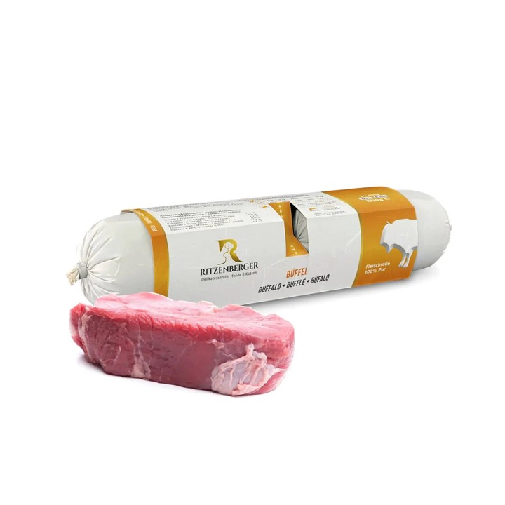 Ritzenberger nedves kutyaeledel, 2x400 g, adalékanyagok nélkül, bivaly