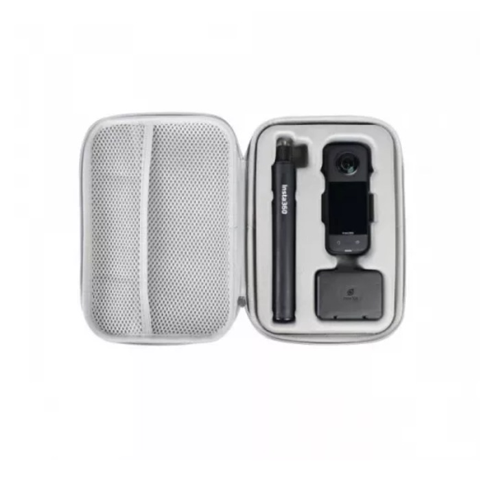 Husă pentru camere video sport, Insta360, gri, textil