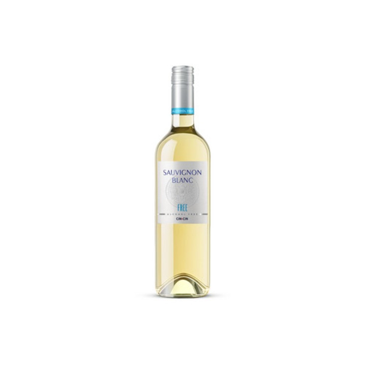 Vin alb fara alcool Cin&Cin Free Sauvignon Blanc, 0,75L, fructat, 0% alcool