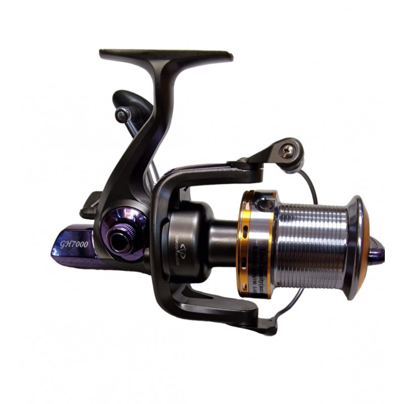 Set 4 Lansete Pescuit Eastshark 3.90m, 2 Segm, 4 Mulinete GH 7000