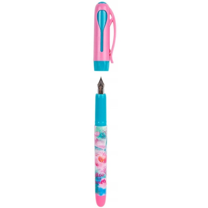 Colorino School Wildkid/Dreams ergonomikus golyóstoll, fém, finom, többszínű