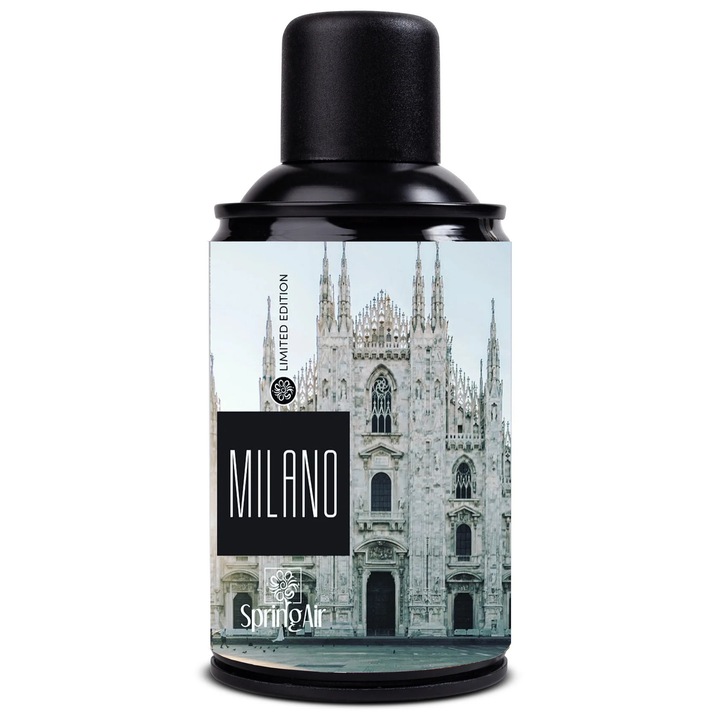 Rezerva odorizantă pentru cameră, Spring Air, Milano, 250 ml, parfum citric și vanilie
