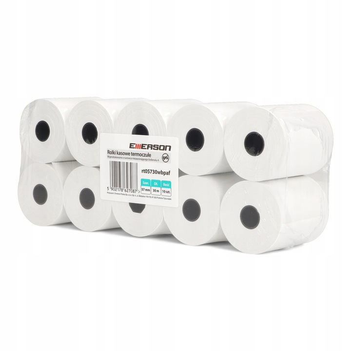 Set 10 Role Termice Emerson, 57mm x 30m, BPA free