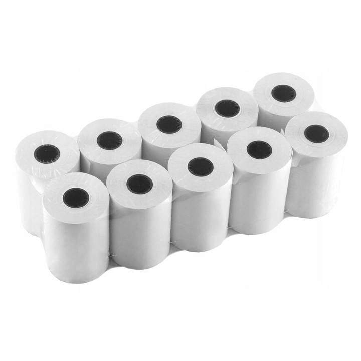 Set 10 role termice Eureka 57x15mm, hartie de calitate, 15m