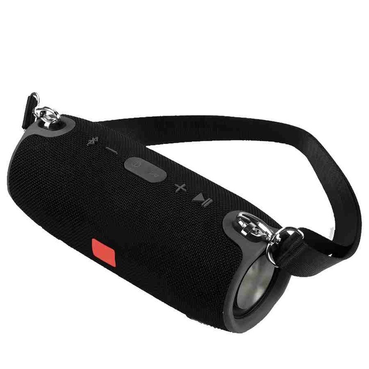 Boxa Bluetooth wireless portabila, portabila pentru exterior, design rezistent la apa si stropire, bas puternic si durata lunga de viata a bateriei