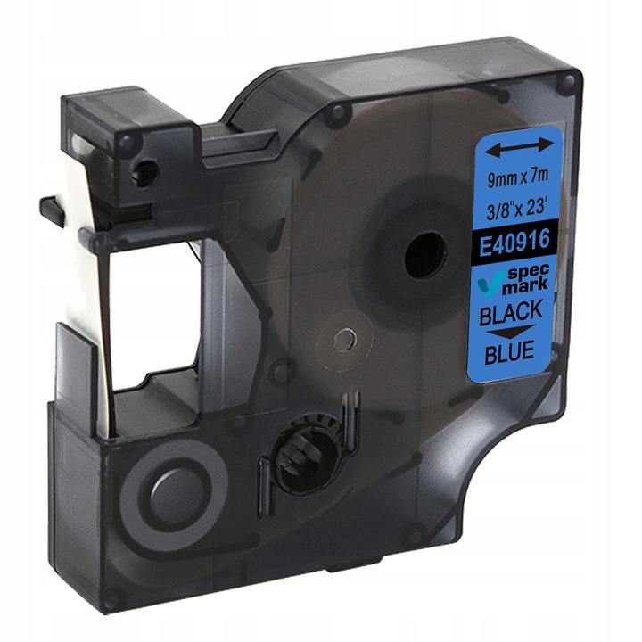 Banda Etichete Specmark D1 40916, 9mm, Albastru, 7m