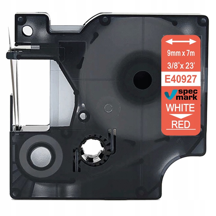 Banda etichetare Specmark DYMO D1, 9mm, roșu, 7m