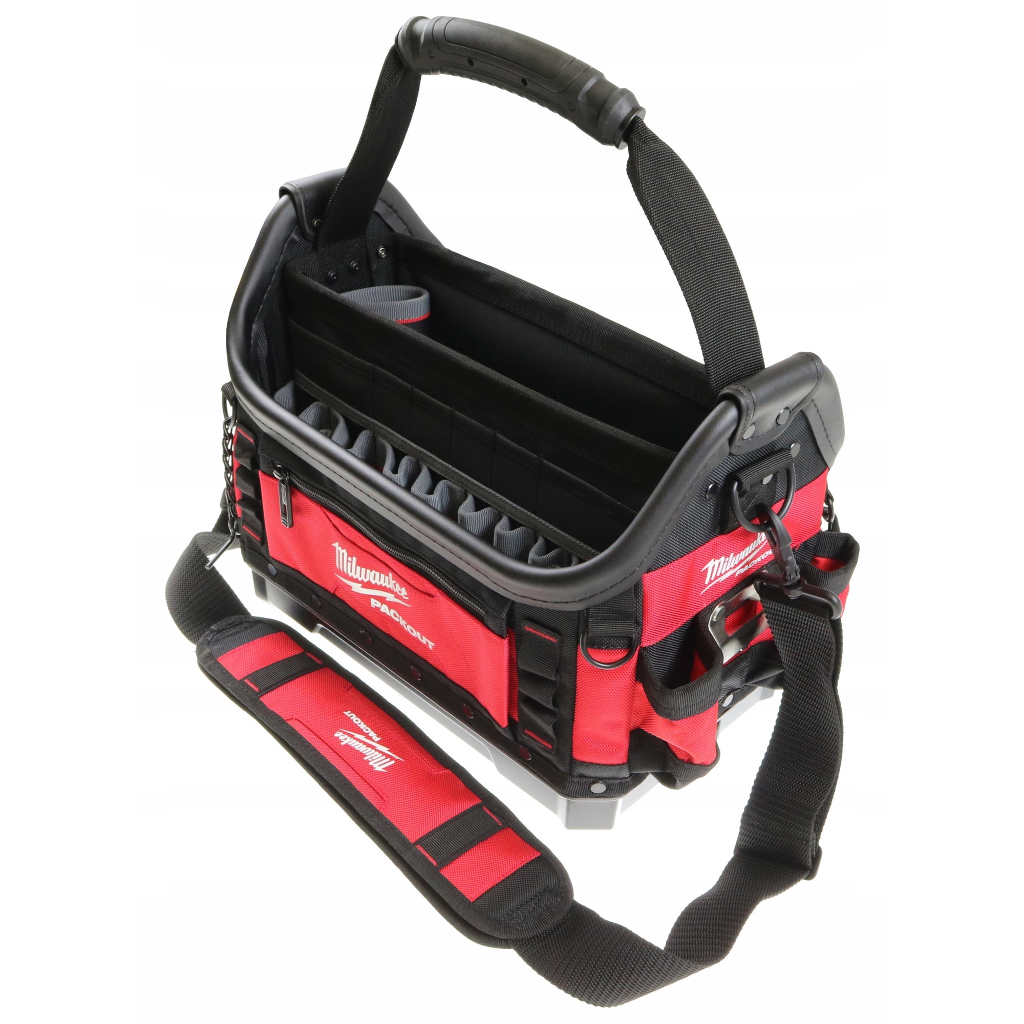 Geanta scule Milwaukee PACKOUT 38cm, 39 buzunare, material 1680D