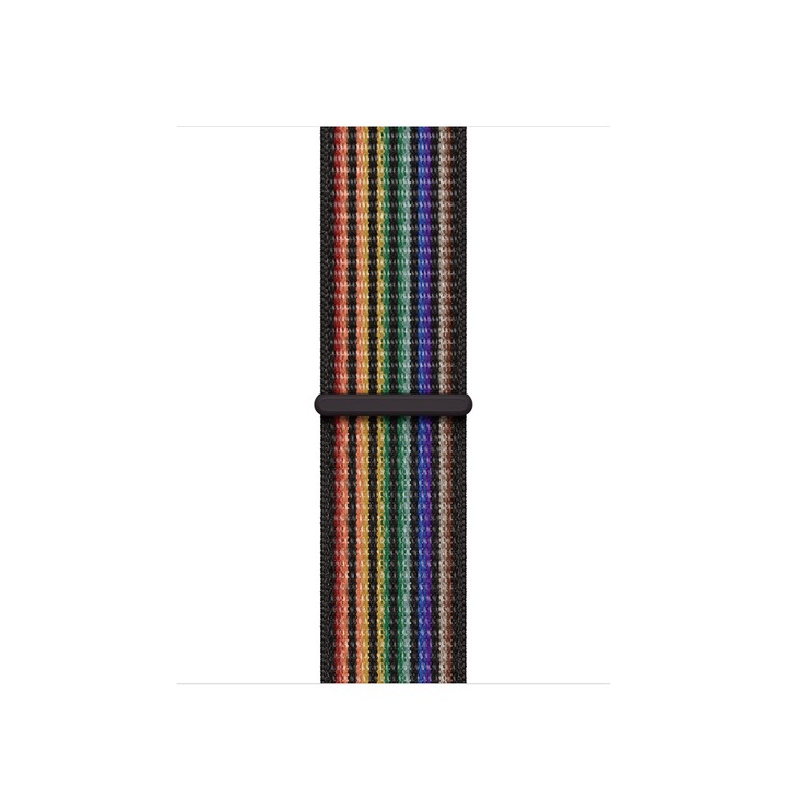 Curea Smartwatch Apple MN6M3ZM/A pentru Watch 41mm, Pride Edition Nike Sport Loop Multicolor