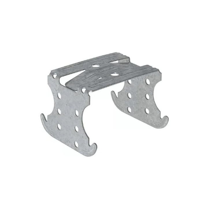 Set 50 buc Piesa Incrucisare CD, Otel galvanizat, Perforata, Dimensiune 4x30cm