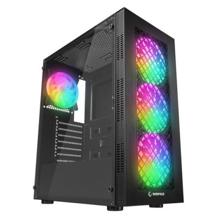 Everest PLAID V1 Закалено стъкло Черно, 253378, Кутия