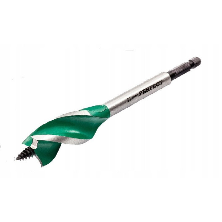 Burghiu Stalco Perfect 18mm, 165mm, otel carbon, prindere hexagonala