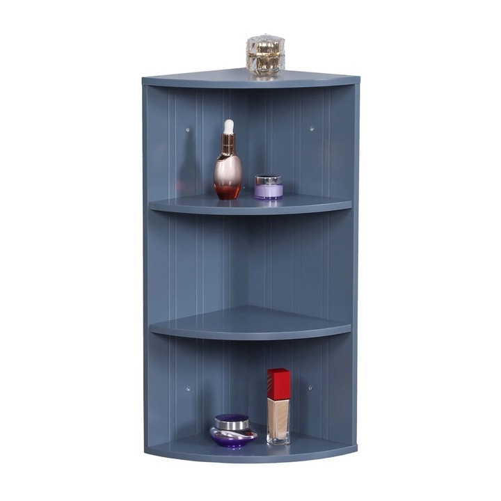 3 szintes sarokpolc - Helytakarékos MDF tároló