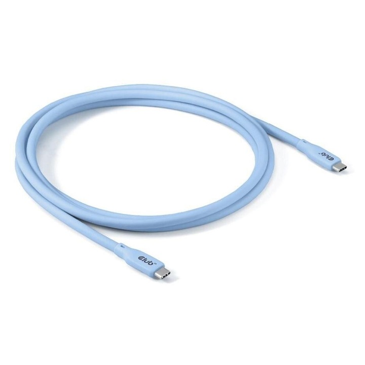 Club3D Lifestyle USB-C Cable 2m Blue, 259340, Kábel