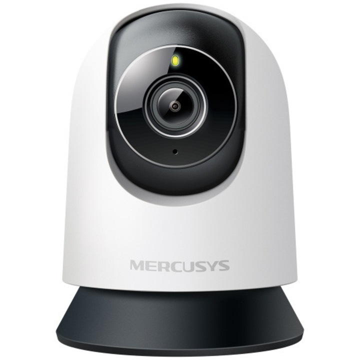 Camera de supraveghere Wireless Mercusys MC230 cu Pan/Tilt 360 grade, 5MP 3K , Utilizare Baby Monitor, Night Vision, Detectarea inteligenta a miscarilor, Two-Way Audio, Control Vocal, Mod Privacy