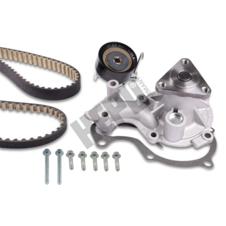 Vízpumpa + Vezérműszíj készlet, Hepu, ATPK02610