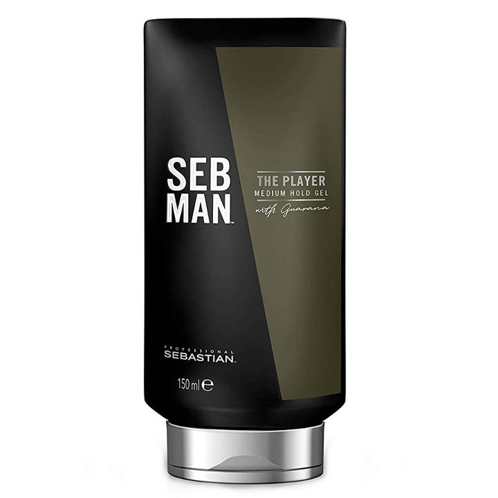 Гел за коса Seb Man The Player, 150мл, средна фиксация, аромат бергамот и розов пипер