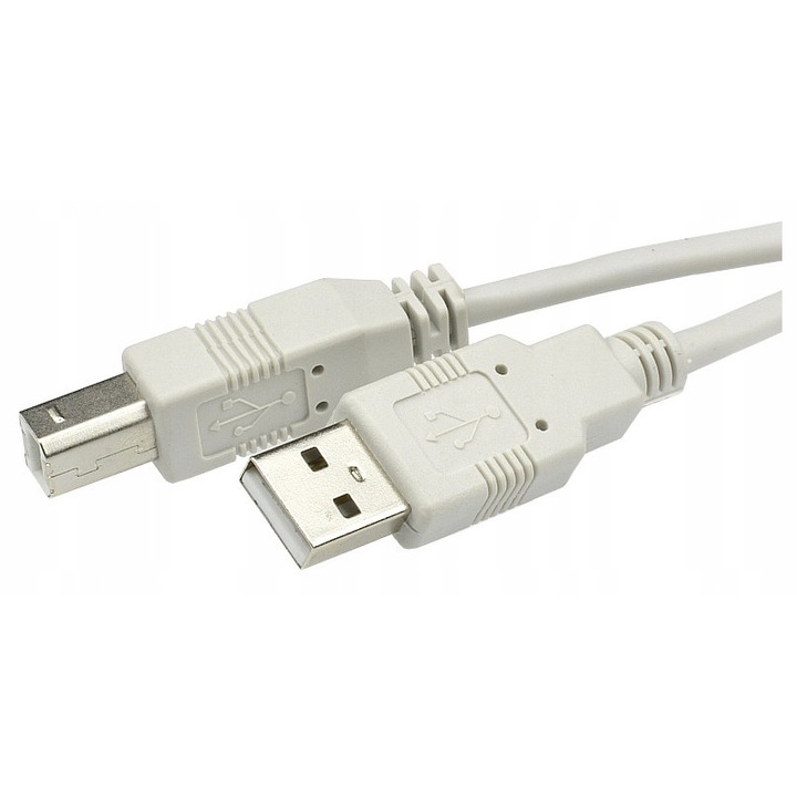 Cablu USB 2.0 A-B 3m, NEKU, ecranat, rezistent la interferente, negru