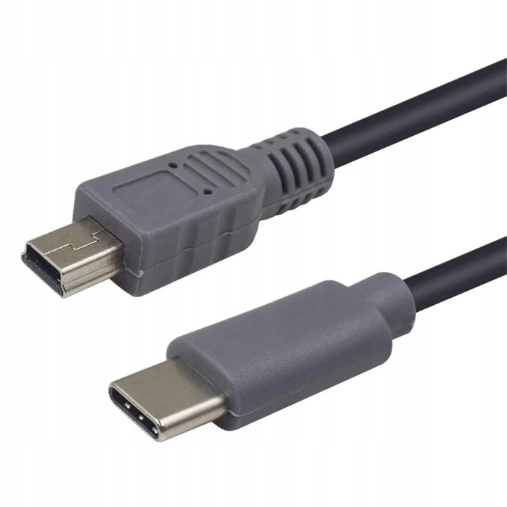 Cablu USB 3.1 Tip C la Mini USB, 1 metru, transfer rapid date, 10Gb/s