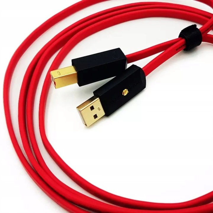 Cablu USB 2.0 A-B Wireworld Starlight 8, 0.6m, cupru argintat, design Uni-Path