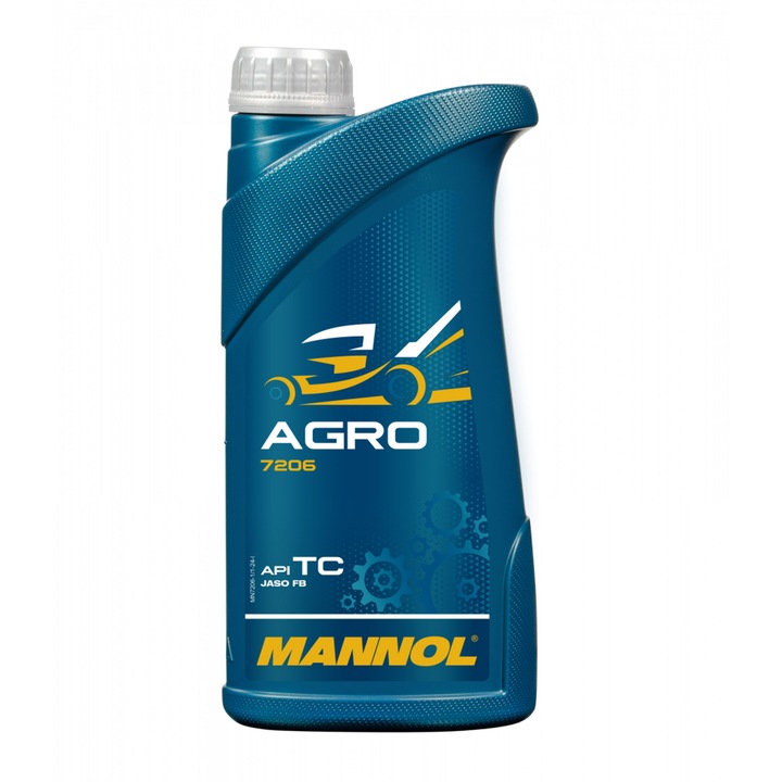MANNOL Agro 2-Takt Motorolaj - 1 Liter, Ásványi (Kerti gépek, Husqvarna, Zöld szín)