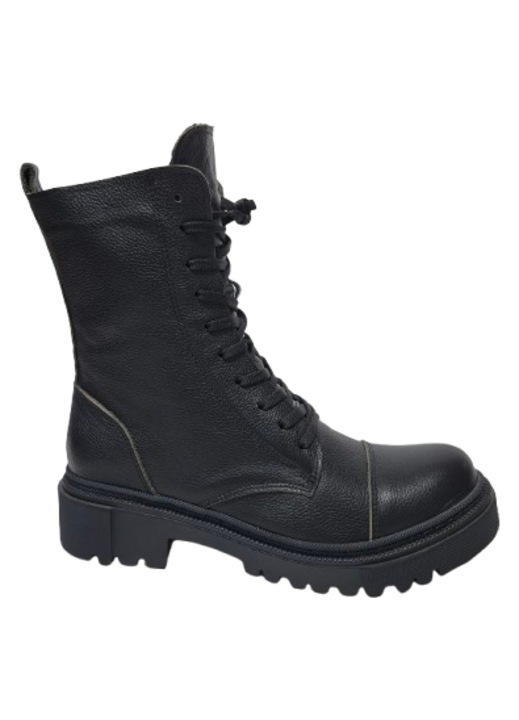 Ghete dama Dogatti piele naturala negru, Negru