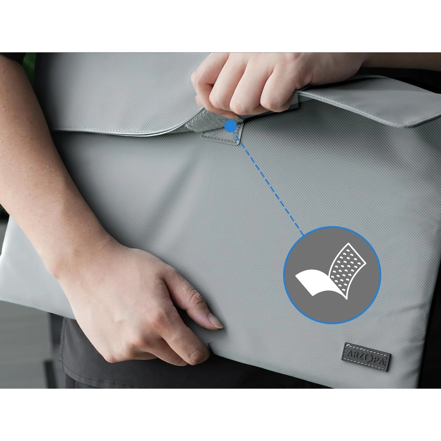 Etui laptop, Arzopa Sleeve Bag, 16.1", waterproof, slim