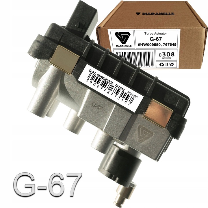 Actuator de turbocompresor G-67, 6NW009550, 767649 - [308]