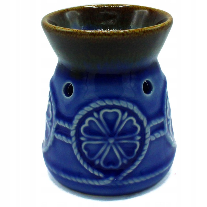 Difuzor de aromă, Ancient Wisdom, ceramică albastră, 11cm