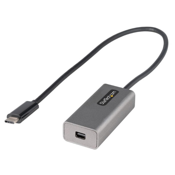Adaptor video StarTech CDP2MDP, USB-C, Mini DisplayPort, 4K/60Hz Gri