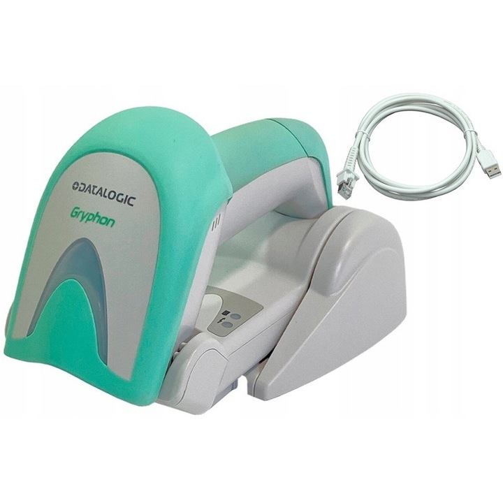 Scaner coduri de bare Datalogic Gryphon GM4400-HC, mobil, imager 1D/2D, rază 30m, rezistență IP52