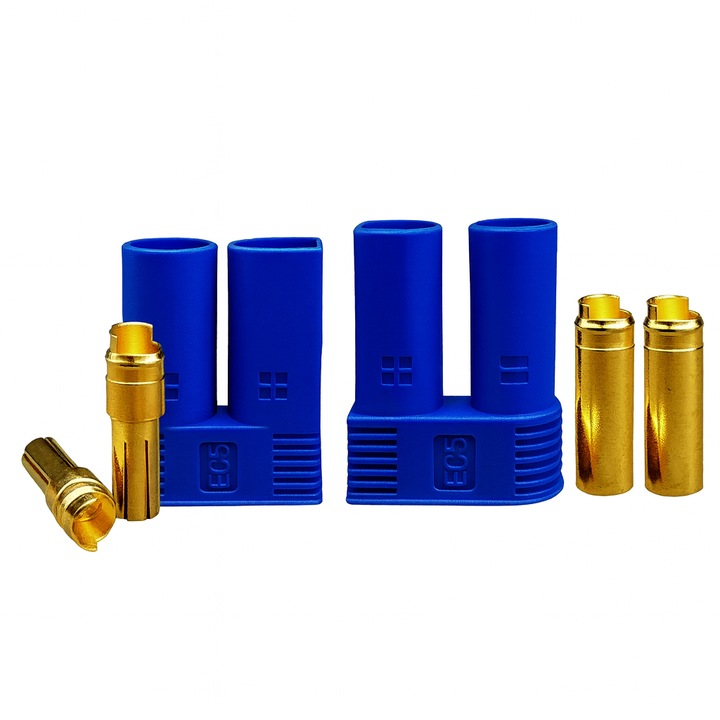 Pereche de EC5 masculin + feminin RC AKU LiPol 40A stecher si priza set