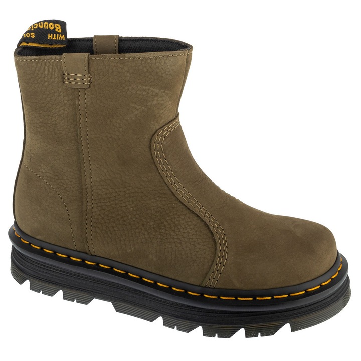 Ghete Chelsea, Dr. Martens ZebZag Rigger Boot 42022300, Maro