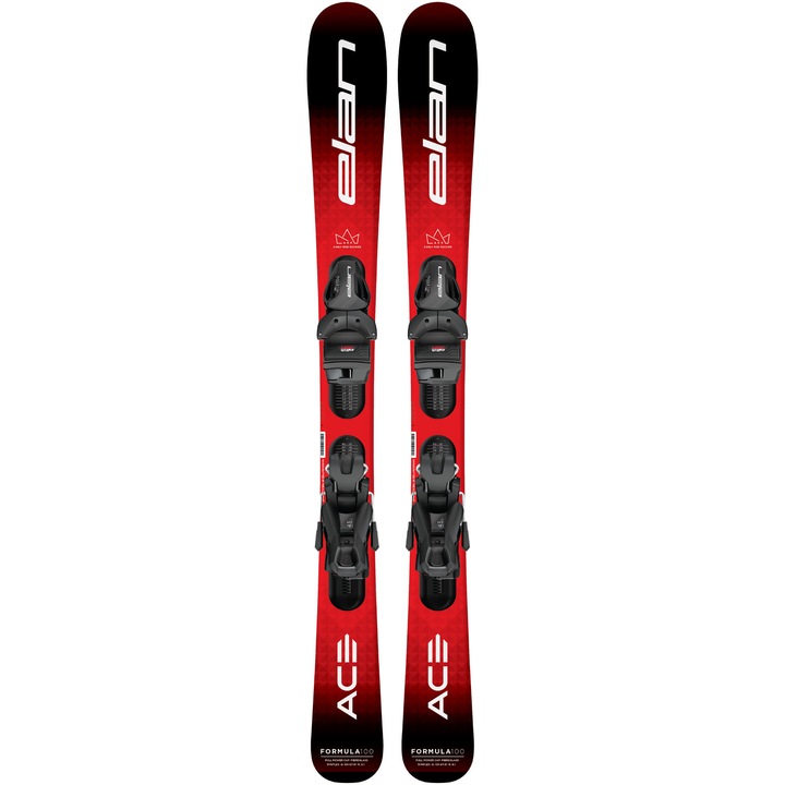 Schiuri Elan Formula JR Shift, cu legaturi Elan EL 4.5, copii, 150 cm, rosu